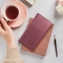 Etui Portfel Motorola G56 Inny Burgundowy