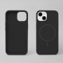 Nakładka Silicone Thin Mag Apple iPhone 16 Czarny