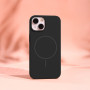 Nakładka Silicone Thin Mag Apple iPhone 16 Czarny