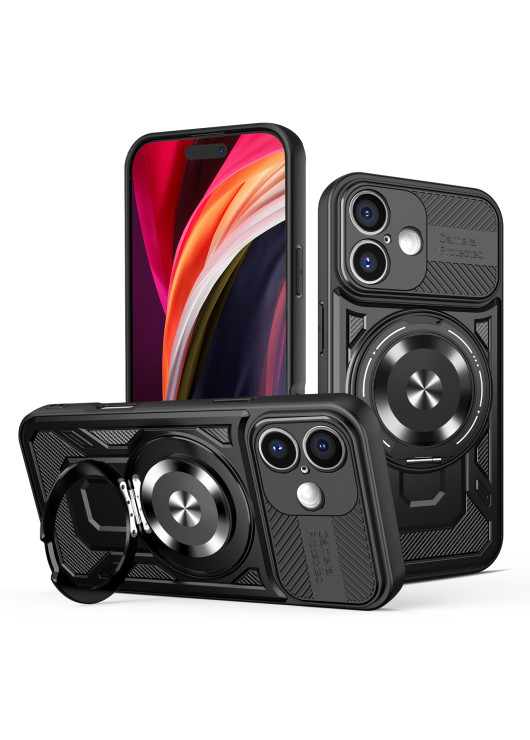 Nakładka Defender Armor Mag Apple iPhone 16 Czarny