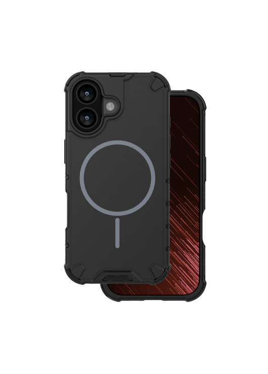  Nakładka Defender 2in1 Mag czarna Apple iPhone 16 Czarny
