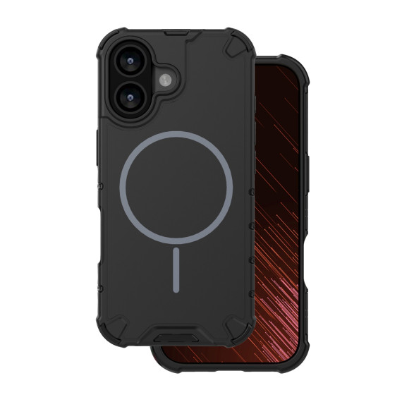  Nakładka Defender 2in1 Mag czarna Apple iPhone 16 Czarny