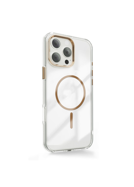Nakładka Clear Thin Mag Apple iPhone 16 Pro Max Złoty