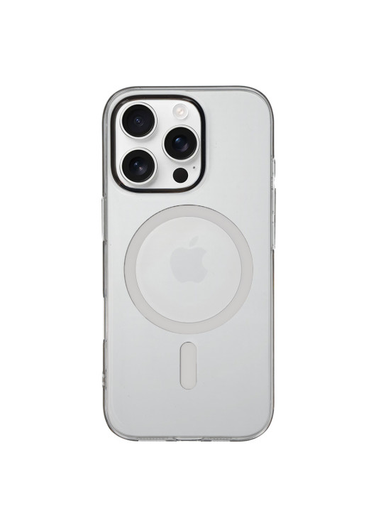 Transparent Slim Magsafe Case Apple iPhone 16 Pro Max Przezroczysty Ciemny