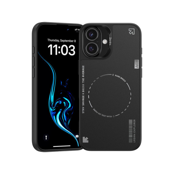 Benks Etui Dynamic Minimalist Apple iPhone 16 Benks Czarny