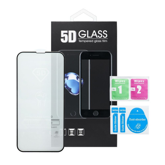 Szkło hartowane 5D Full Glue Tempered Glass Motorola Edge 50 Neo Czarny