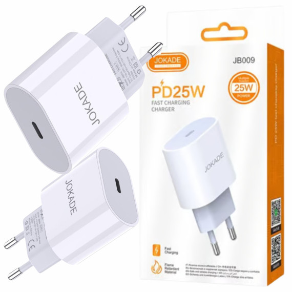 Ładowarka sieciowa PD 25W Jokade JB009 Typ C JOKADE Biały