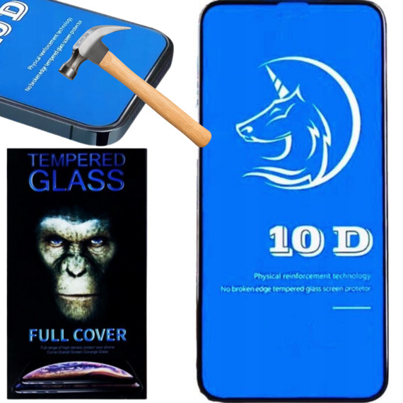 Szkło Hartowane 10D "Kong" Apple iPhone 12/12Pro KONG Czarny